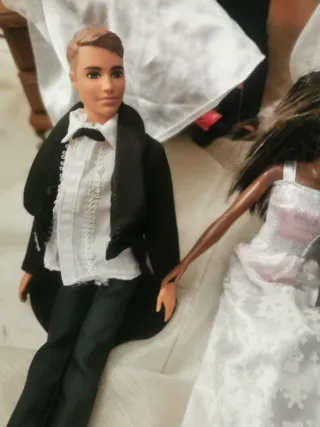 Lote de Barbies y Ken boda