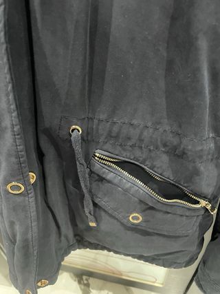 Abrigo Zara Mujer Azul