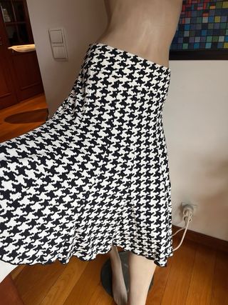 Saia Midi Pied de Poule