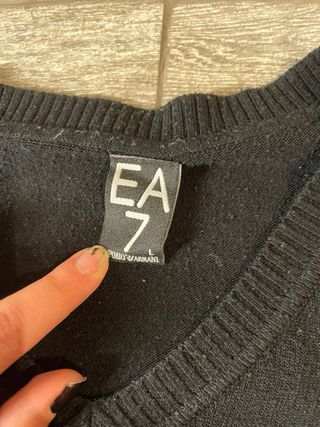 Jersey EA7 Emporio Armani Negro