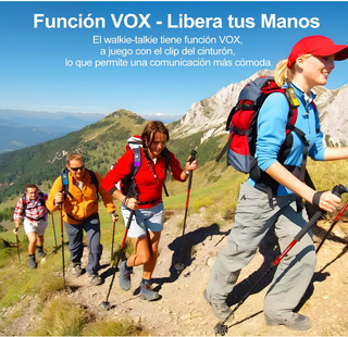 Pack 4 Walkie Talkies Recargables AWANFI