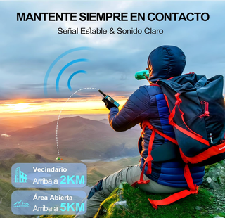 Pack 4 Walkie Talkies Recargables AWANFI