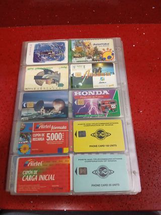 120 Schede Telefoniche Mondiali