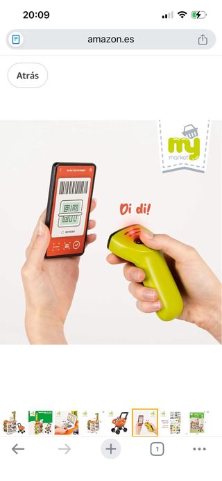 Supermercado Juguete con Carrito