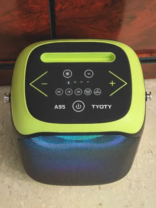 Altavoz 80W Super Bass con Luces LED