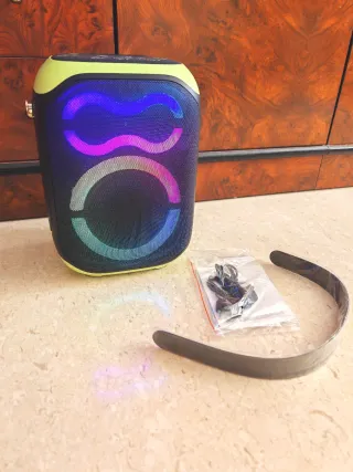 Altavoz 80W Super Bass con Luces LED