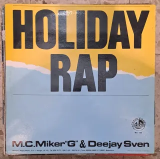 Maxi Single Vinilo Holiday Rap