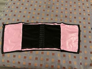 Faja Abdominal Negra y Rosa Sin Usar