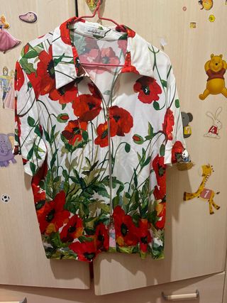 Camisa floral adela pastor Xl