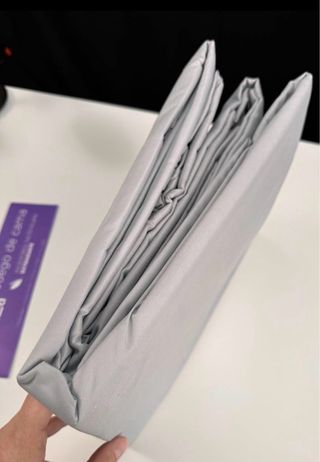 Juego de cama microfibra gris