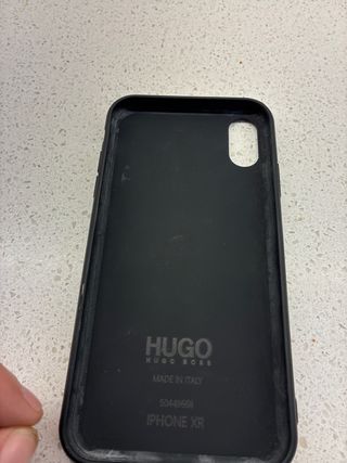 Custodia iPhone XR Hugo Boss Nero Rosso