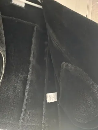 Abrigo doble faz negro Pimkie