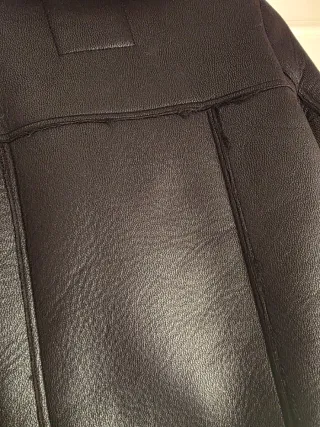 Abrigo doble faz negro Pimkie