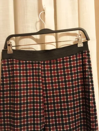 Lote 2 Pantalones señora cuadros calentitos