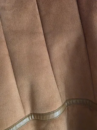 Abrigo Stradivarius ante y pelo