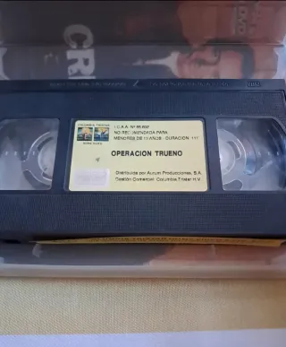 Película VHS Operación Trueno Jackie Chan