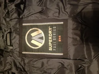 Chaqueta Superdry Fuji con capucha Negra Talla XS