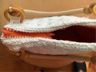 Borsa  fatta a mano bicolore