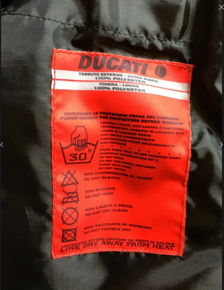 Giacca moto Ducati donna taglia XS