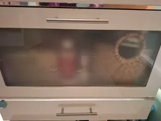 Mueble de baño con lavabo de cristal (sin grifo)