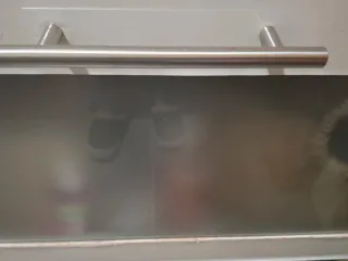 Mueble de baño con lavabo de cristal (sin grifo)