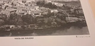 Grabado Calcográfico Vista de Toledo