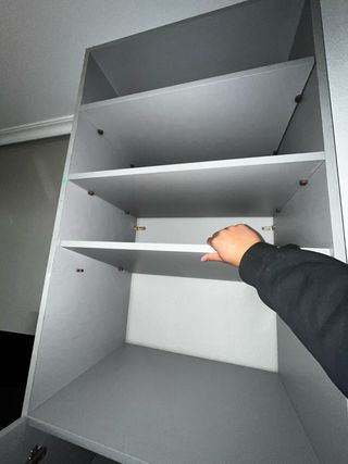 Estantería modular gris