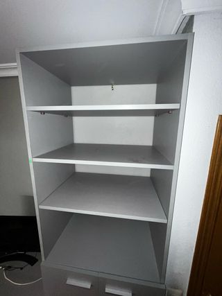 Estantería modular gris
