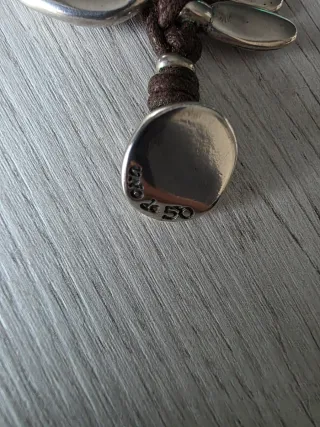 Pulsera UNO de 50 Plata y Marrón