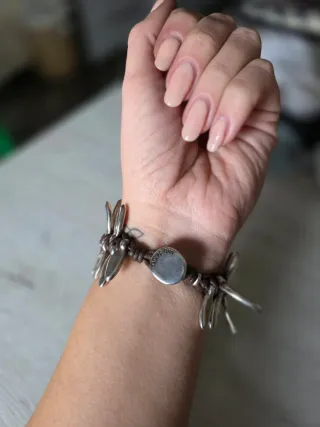 Pulsera UNO de 50 Plata y Marrón