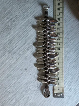 Pulsera UNO de 50 Plata y Marrón