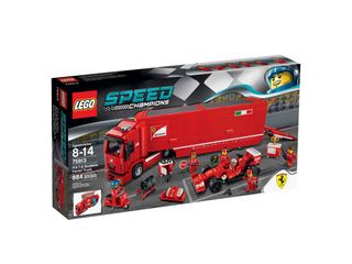 LEGO 75913 Camión Ferrari Usado Completo