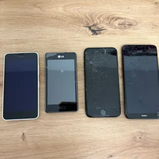 Lote Nokia Lumia · LG K · iPhone 6 · Redmi 7A