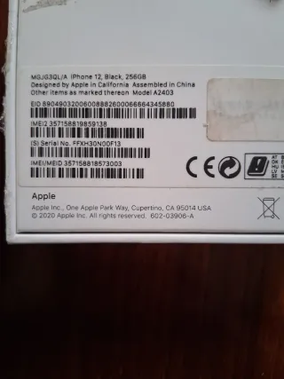 iPhone 12 256GB 86% batteria + 10 cover +accessori