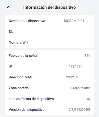 Cámara Wi-Fi Rotativa Interior DiOcam-RI01