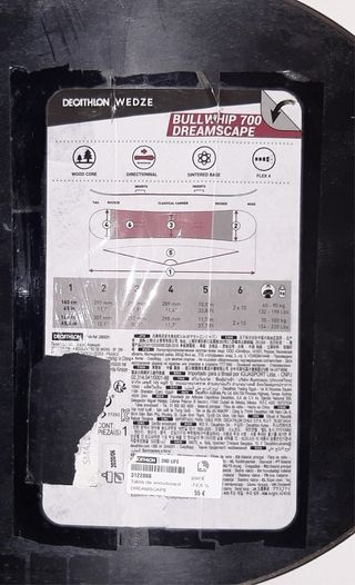 Tabla Snowboard Wezde Bullwhip 700