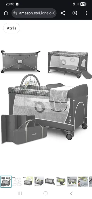 Cambiador de parque infantil Lionelo Flower