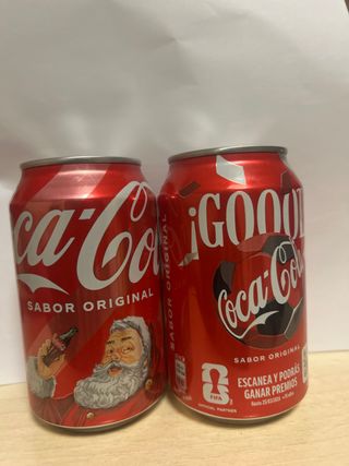 Latas Coca-Cola Sabor Original (2 unidades)