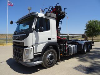 Volvo FM 450-CAMIONES GANCHO + GRUA