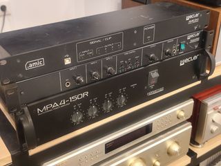 Amplificador Ecler MPA4-150R + Previo + Divisor