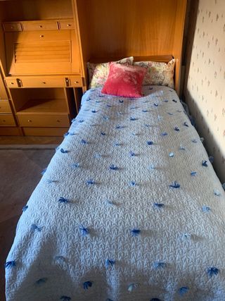 2 Camas Abatibles Verticales con Mueble Buró