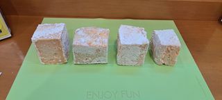 Homemade soap made with soda. Made with recycled o