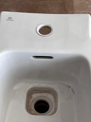 Bidé empotrado pared