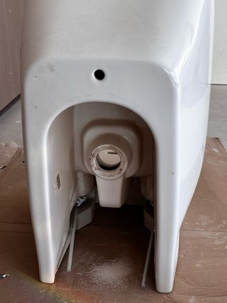 Bidé empotrado pared