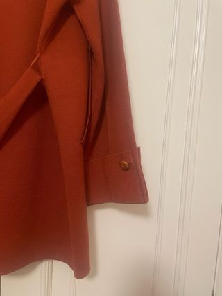 Chaqueta larga color caldero