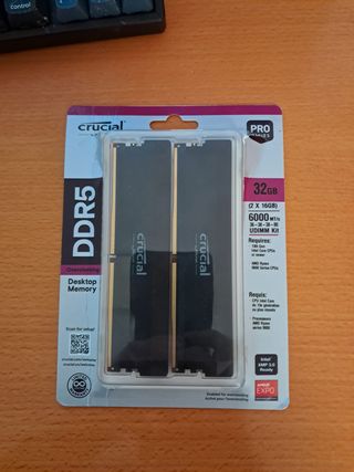 Crucial Pro DDR5 32GB (2x16GB) 6000MHz CL36