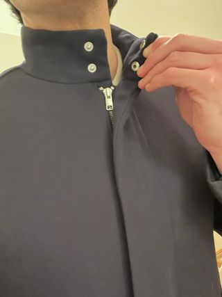 Parka H&M azul marino Talla M NUEVA