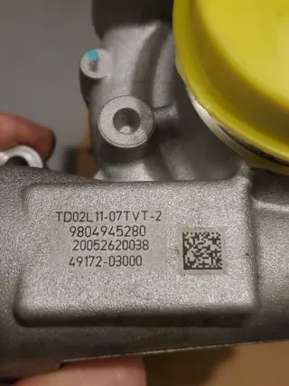 Turbo TD02L 1.5-1.6HDI