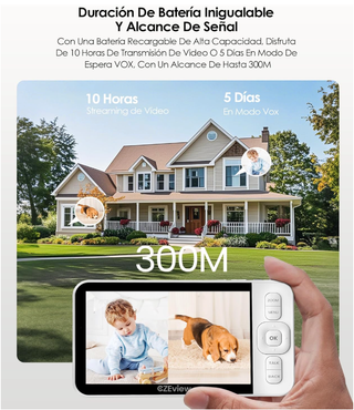 Cámara Vigilabebés CZEview 2K WiFi