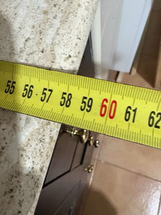 Mueble de baño con lavabo de piedra